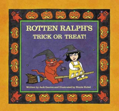 Rotten Ralph's trick or treat.