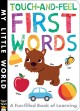 Touch and feel first words : a fun-filled book of learning  Cover Image